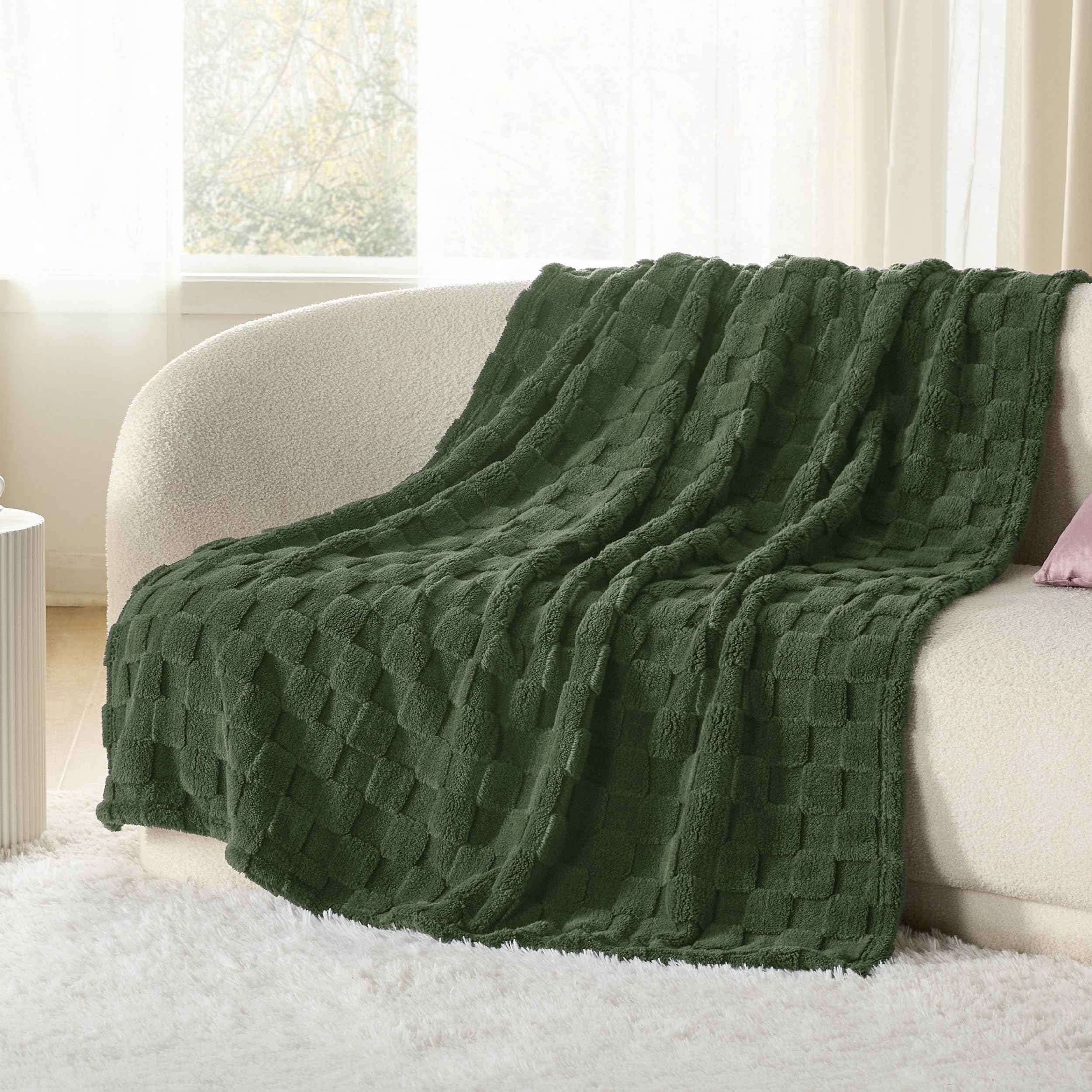 Bedsure GentleSoft on a chair, ideal for quick study breaks