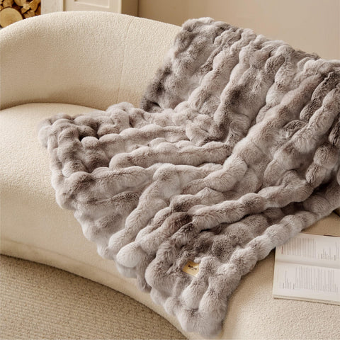 Bedsure GentleSoft three-size options suit beds and couches.