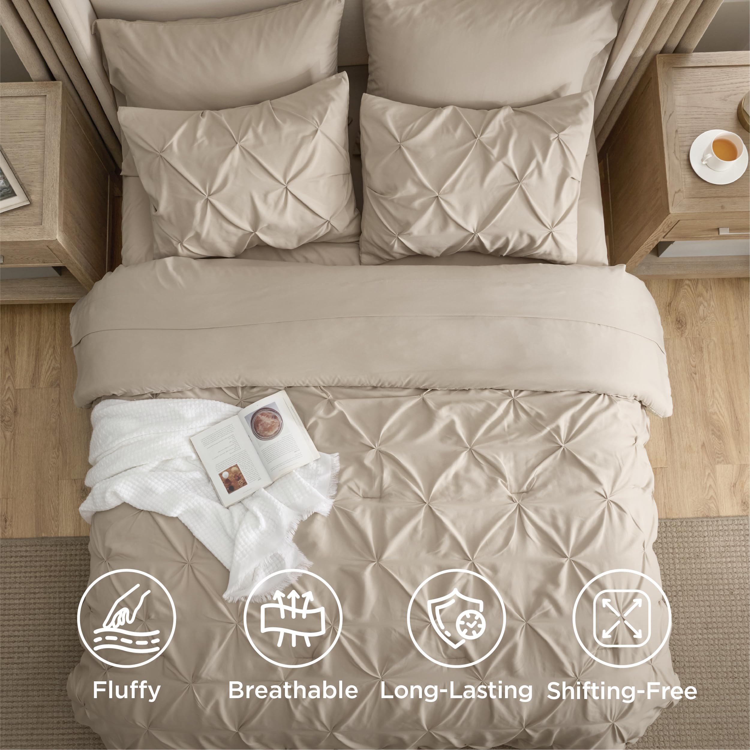 Bedsure gift-ready packaging ideal for weddings or housewarmings.