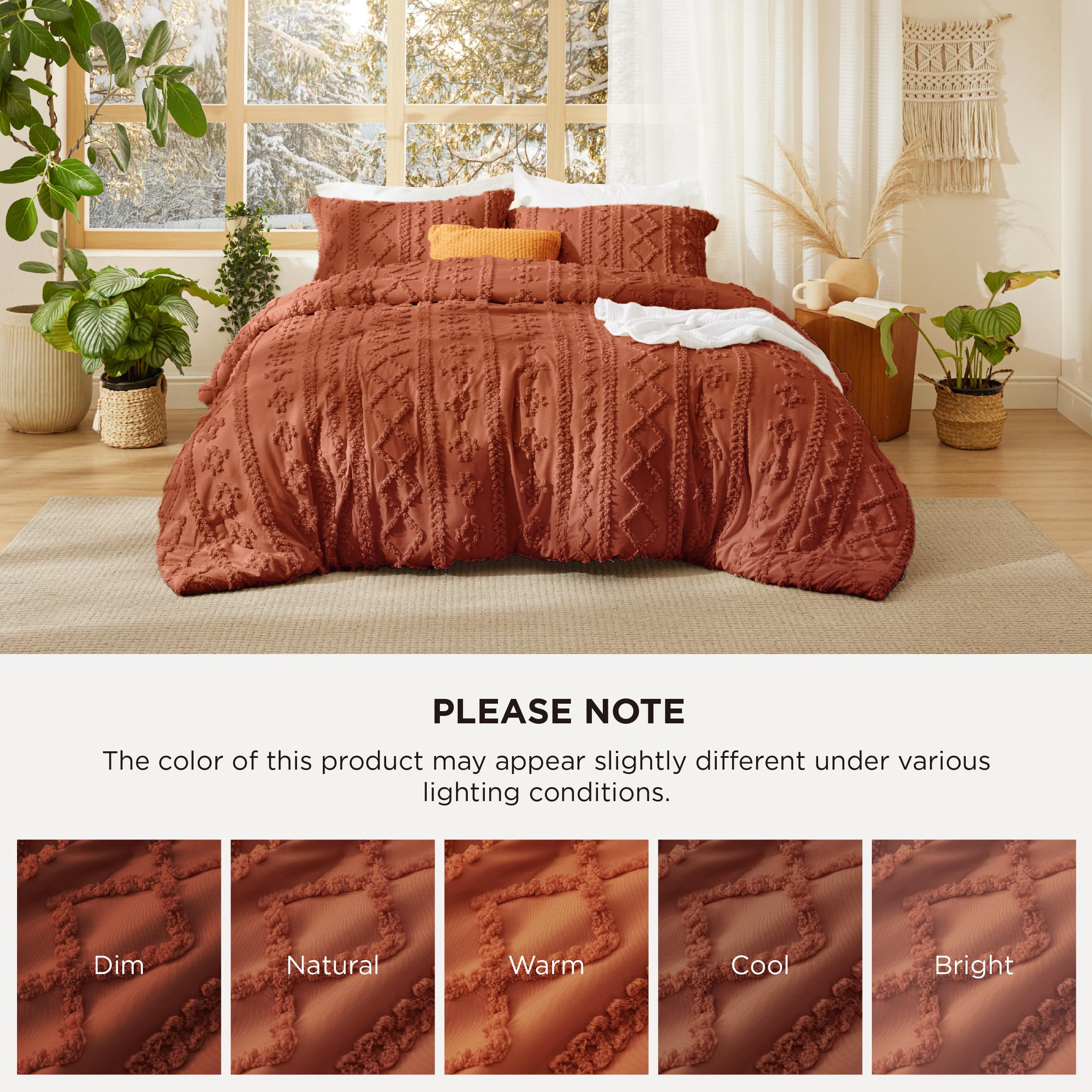 Bedsure boho bedroom gift set adds timeless charm and practical comfort.