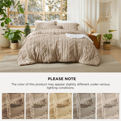 Bedsure gift-ready boho comforter set packaging implies thoughtful present