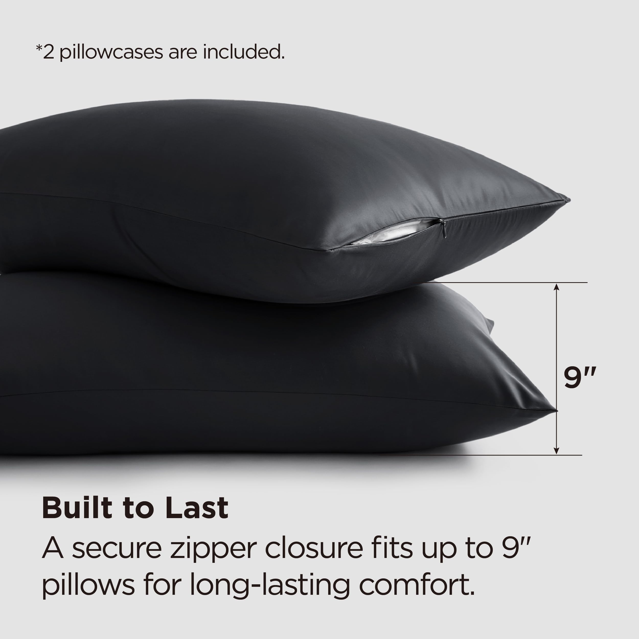 Bedsure gift-ready pillow cases in natural hues enhance bedroom décor.