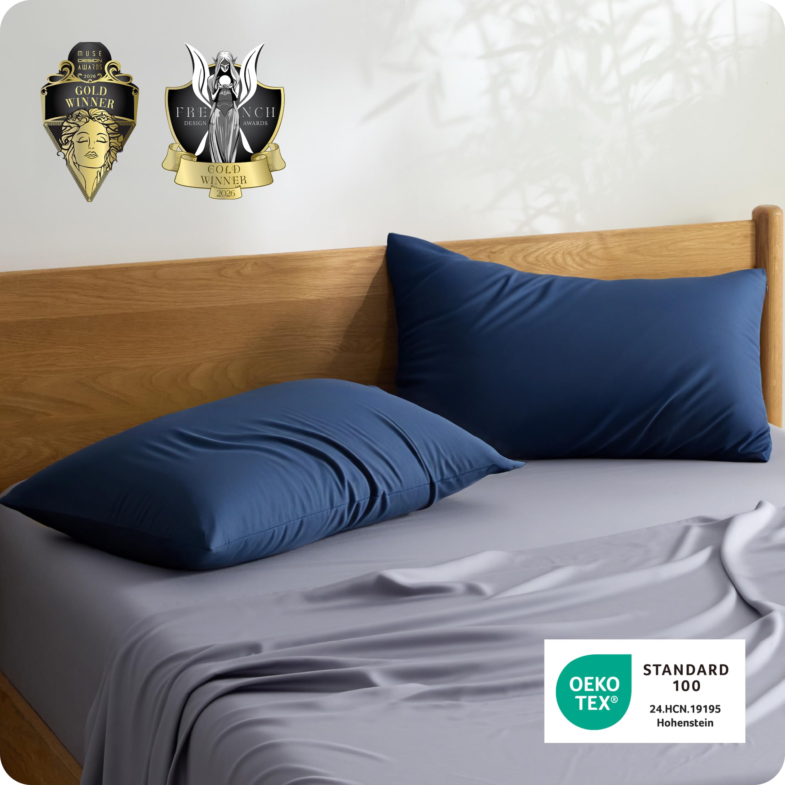 Bedsure hair and skin friendly pillowcase minimizes friction for smoother mornings.
