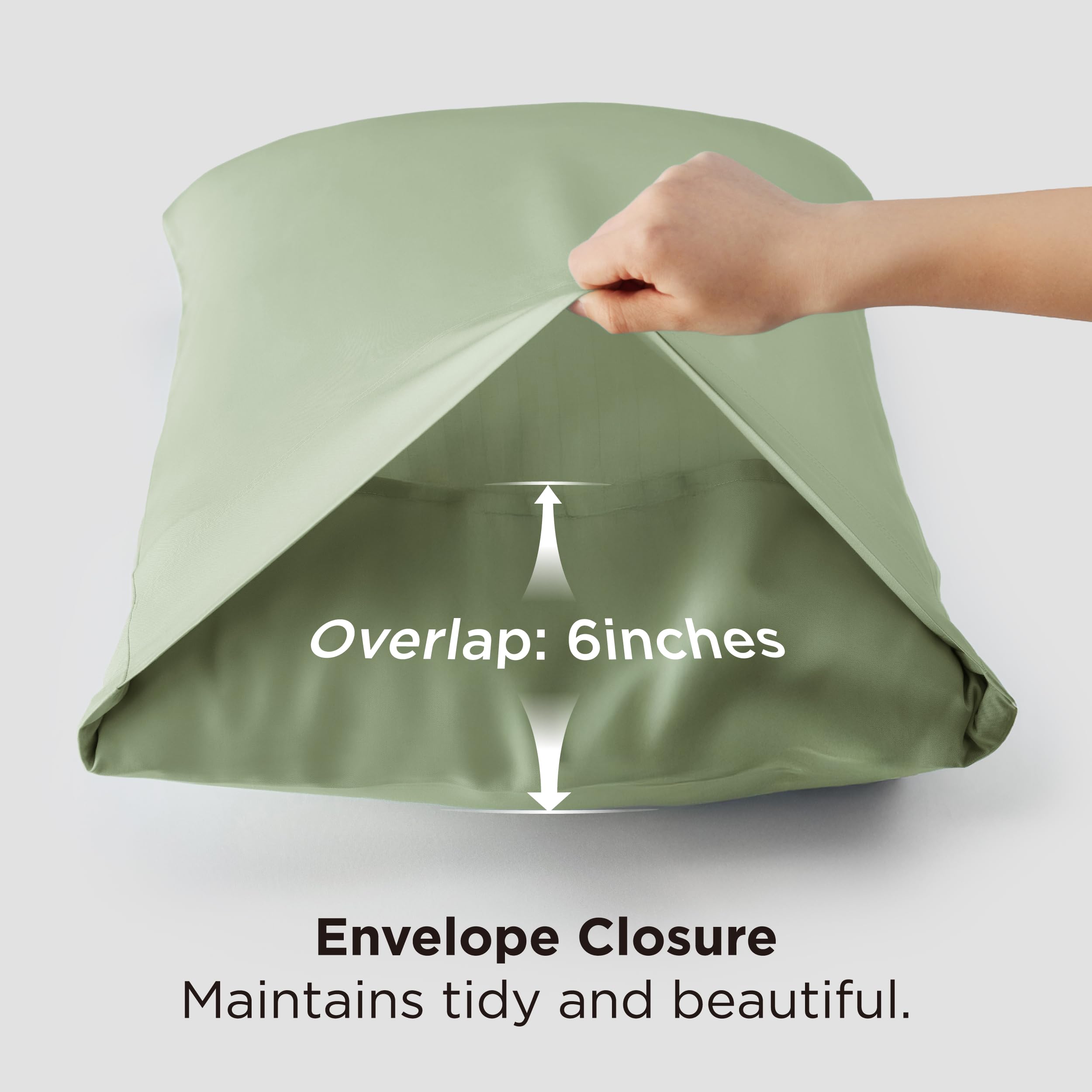 Bedsure pillowcase focusing on hair and skin-friendly friction reduction