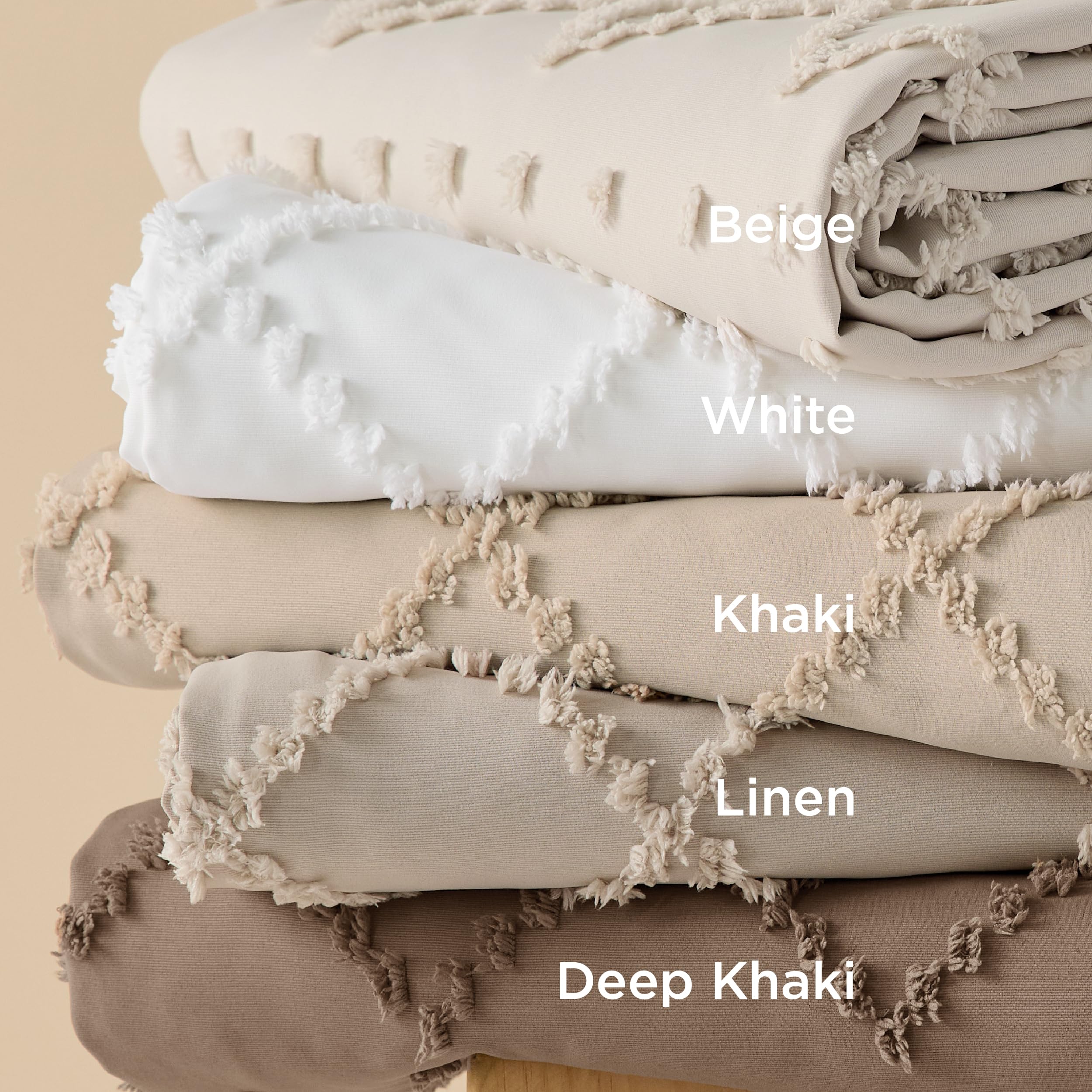 Bedsure hidden zipper closure for quick, tidy duvet changes.
