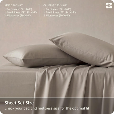 Bedsure hot-sleepers cooling sheets offer refreshing, restful nights.
