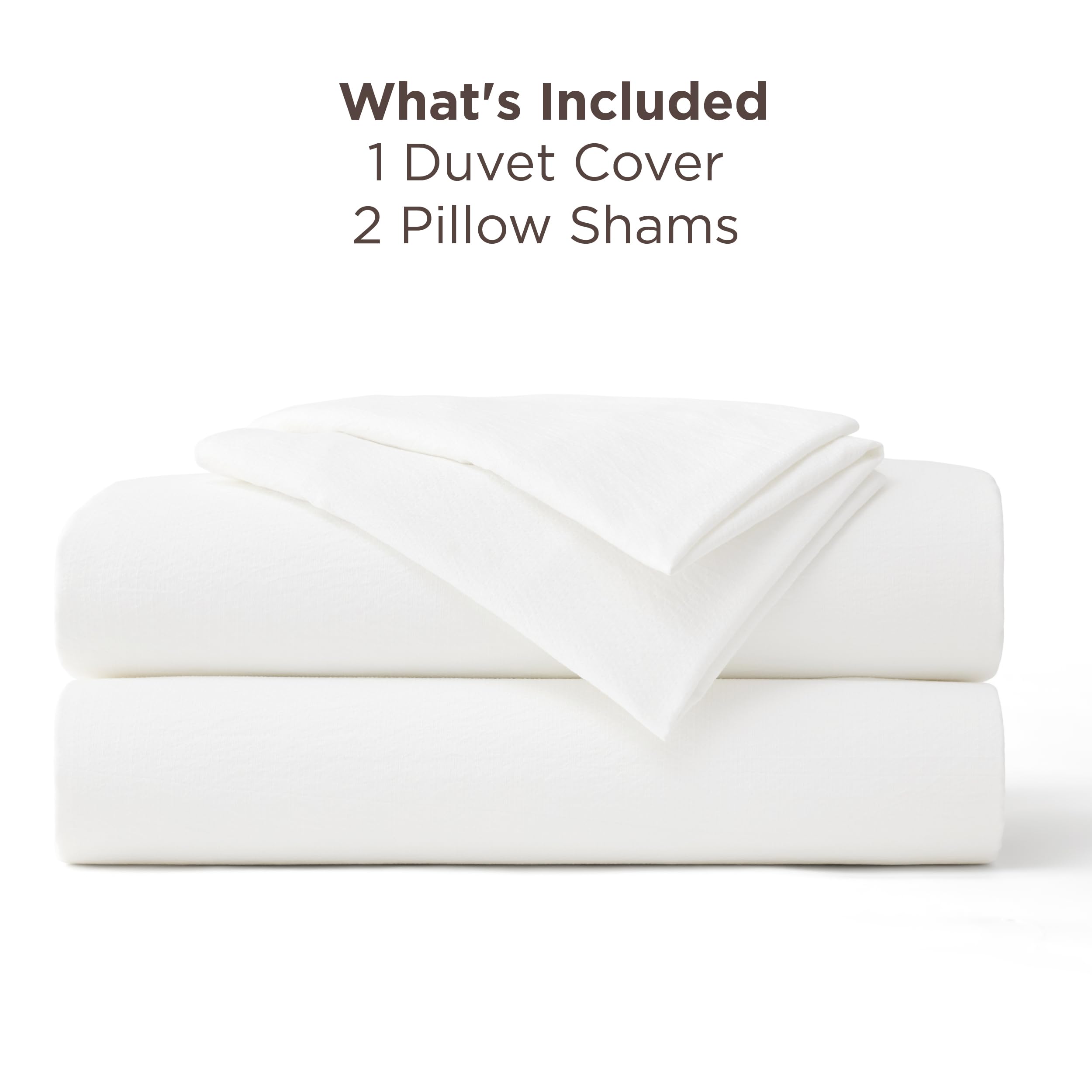Bedsure interior-ties eight secure the duvet and prevent shifting