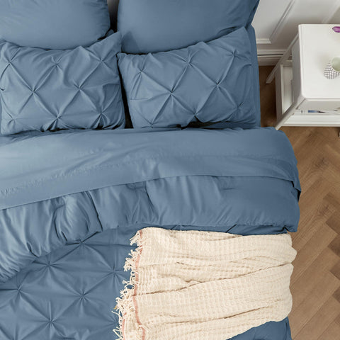Bedsure king fitted sheet with secure deep pockets for a snug fit