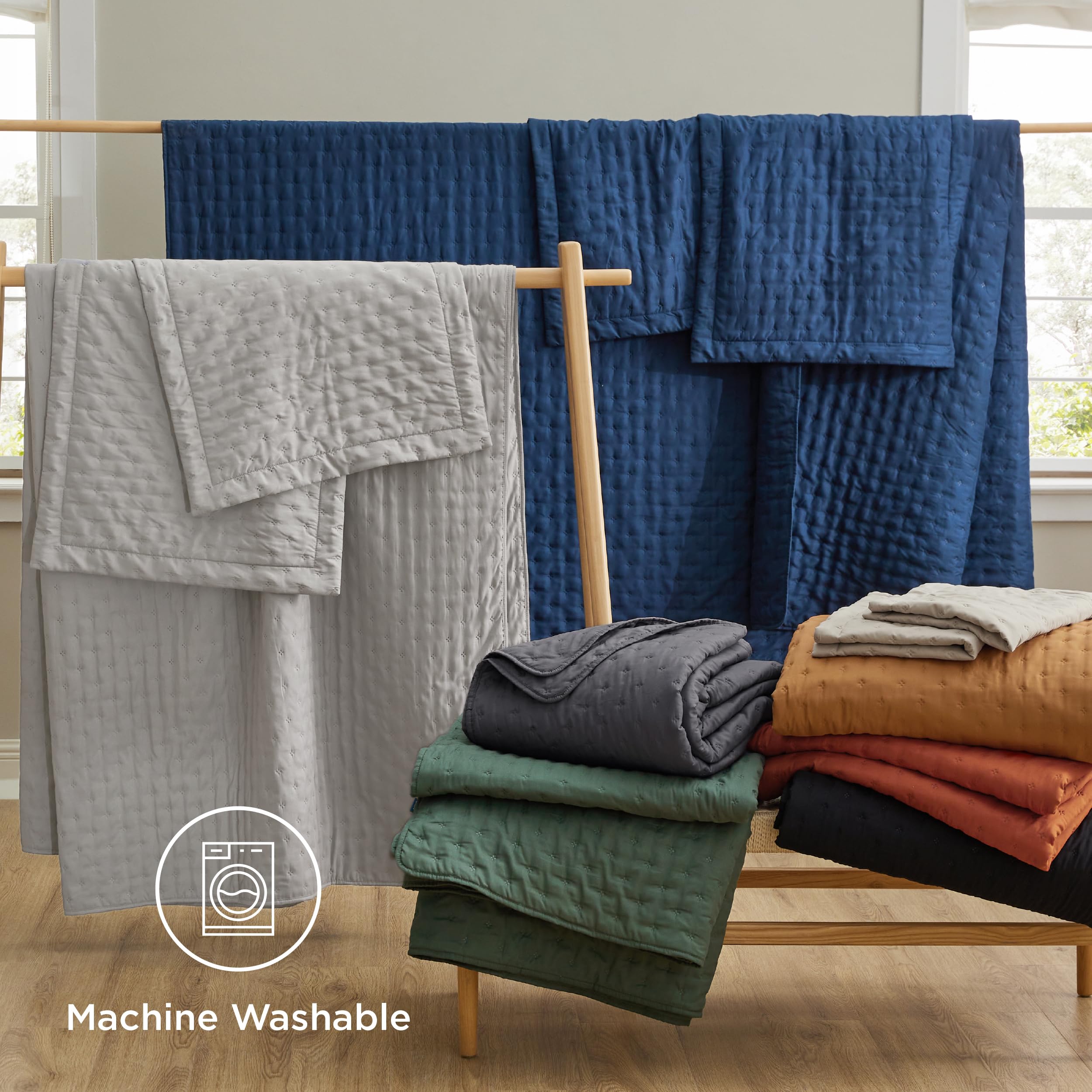 Bedsure king pillow shams 20x36 on bed complete set for a cohesive look