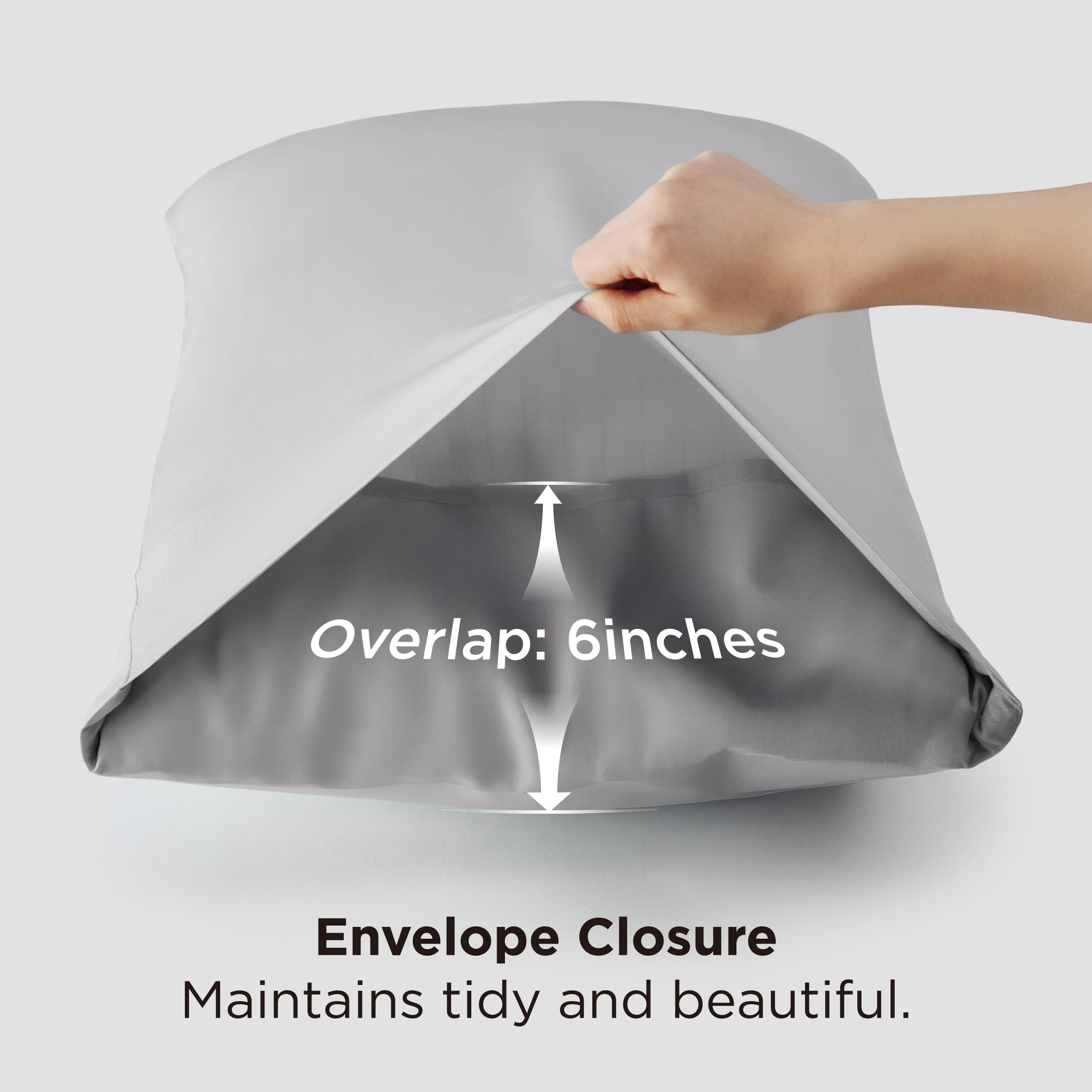 Bedsure oeko-tex-certified pillowcase ensures safe materials