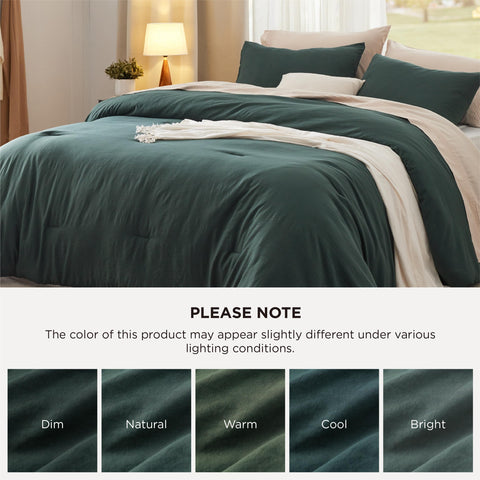 Bedsure pillowcases included to complete a cohesive look.