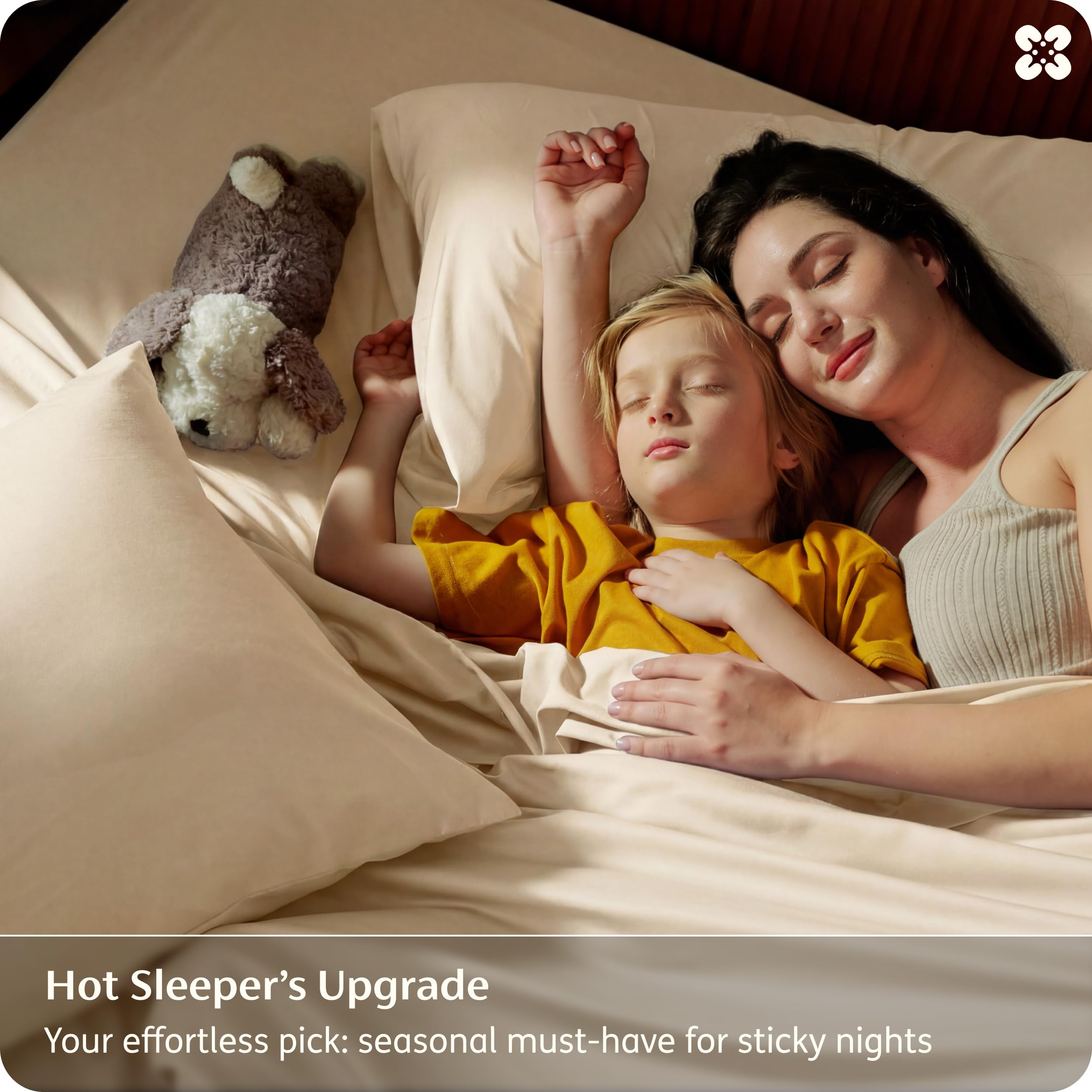 Bedsure king fitted sheet (78x80-16) provides secure 360° elastic fit.