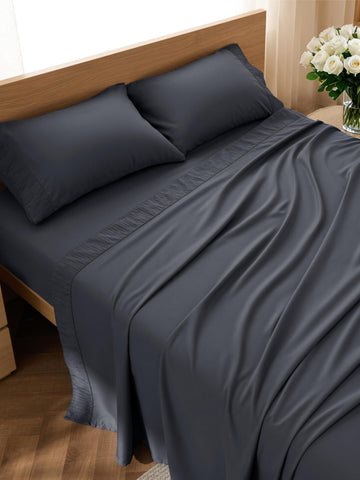 Bedsure king-size sheets softness: breathable microfiber for cool comfort.