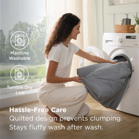 Bedsure flat sheet image highlights simple layering and tidy bed setup