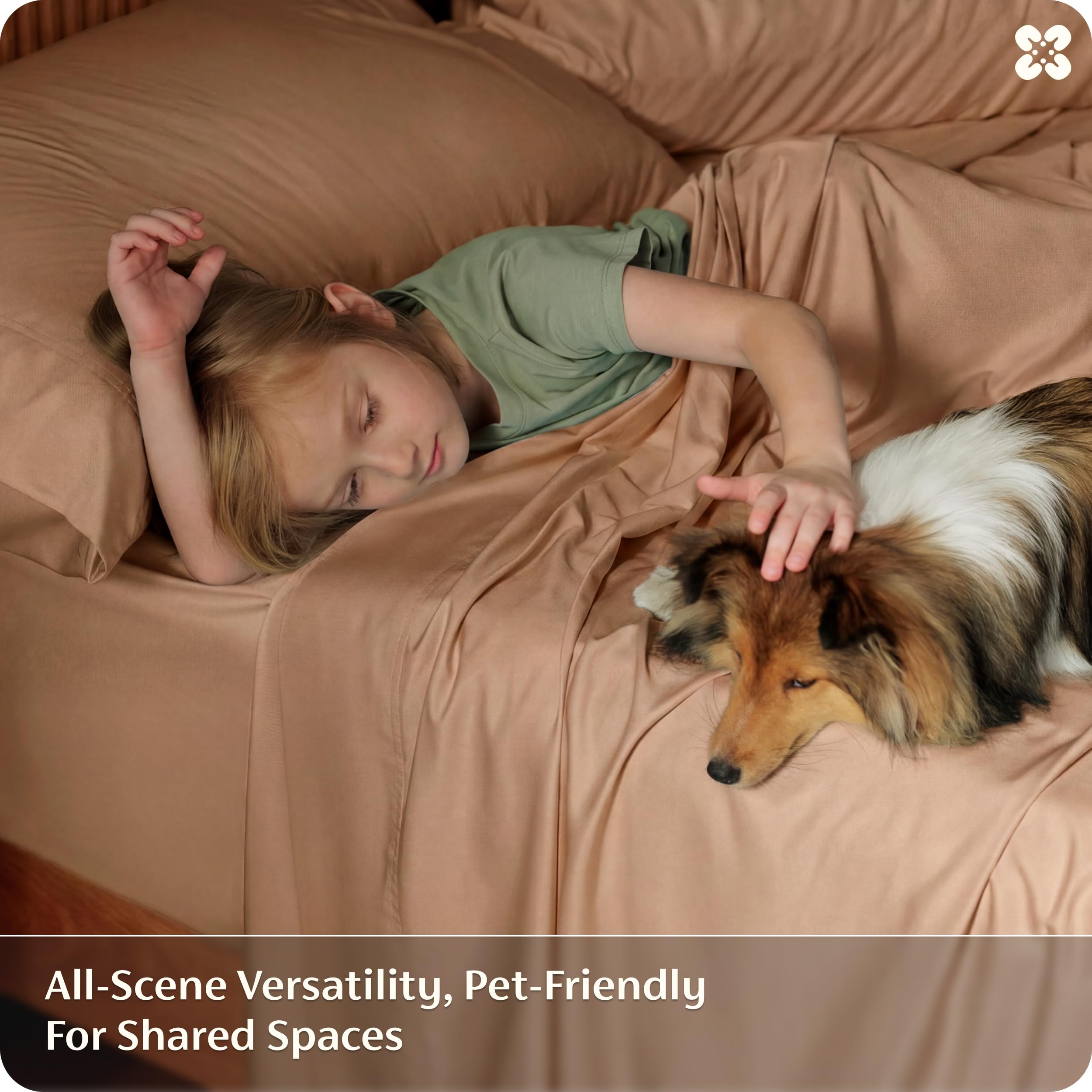 Bedsure bamboo rayon cooling fabric ideal for hot sleepers.