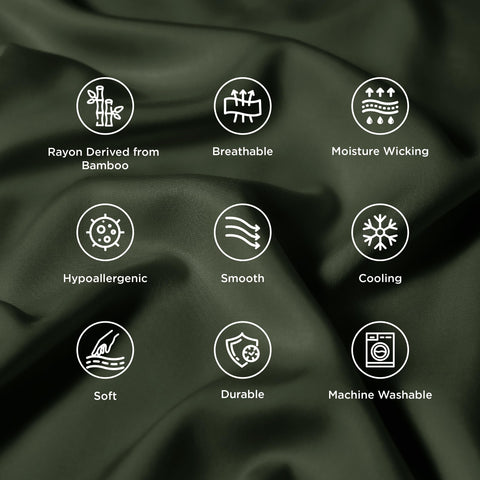 Bedsure king-size pillowcase set two-pack for a refined bed look.