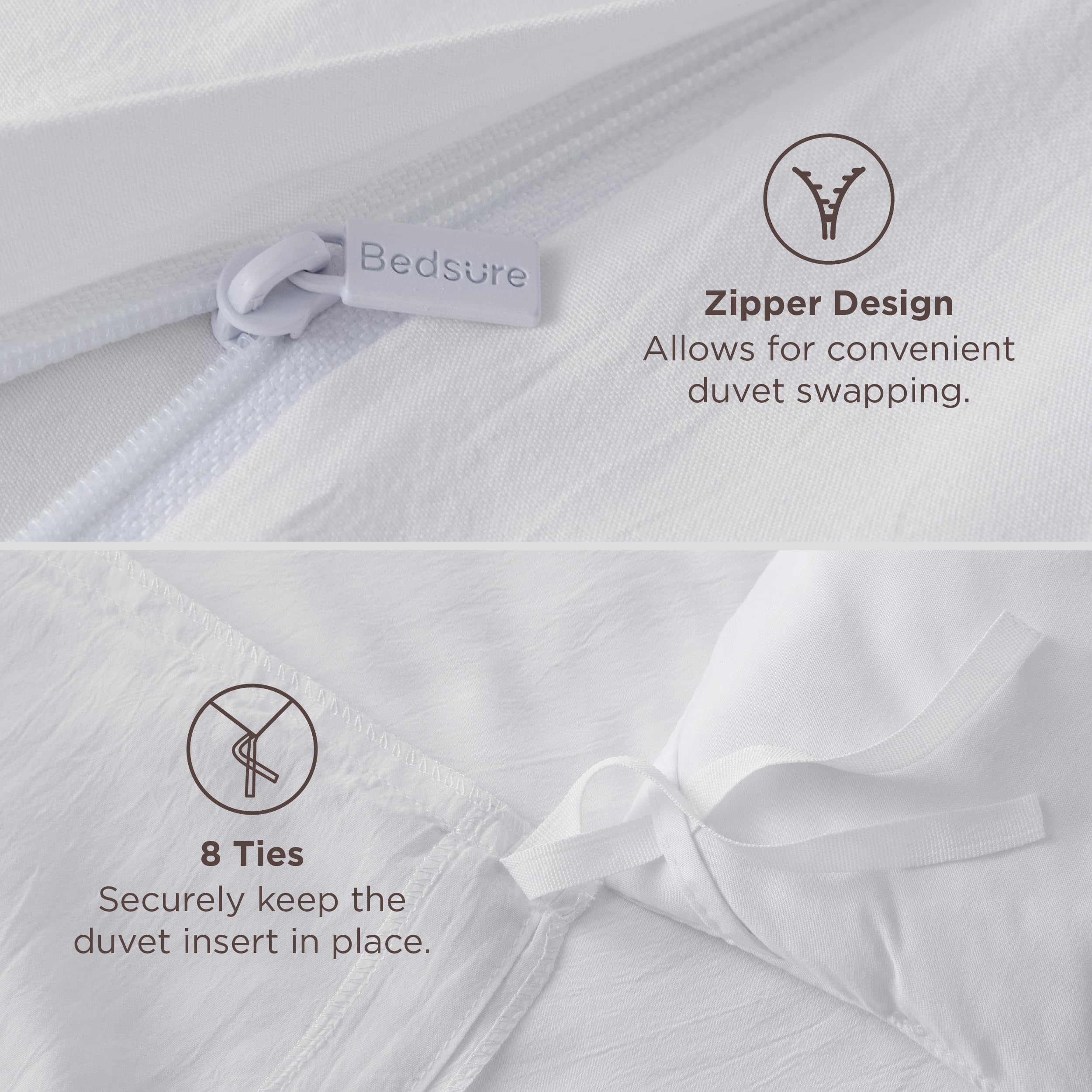Bedsure lightweight bedding suited for year-round use