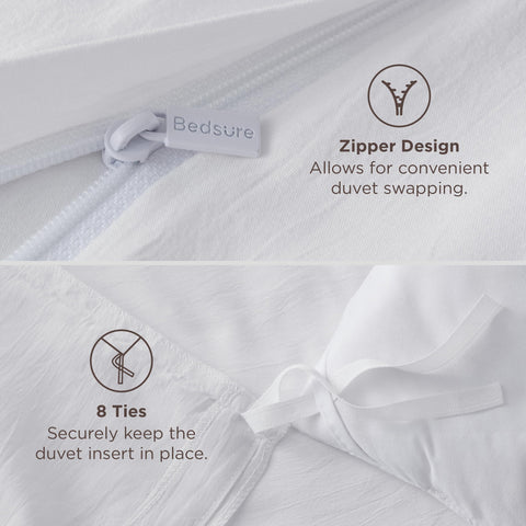 Bedsure lightweight bedding suited for year-round use
