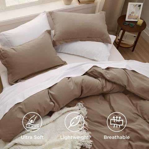 Bedsure lightweight all-year bedding for versatile climate comfort