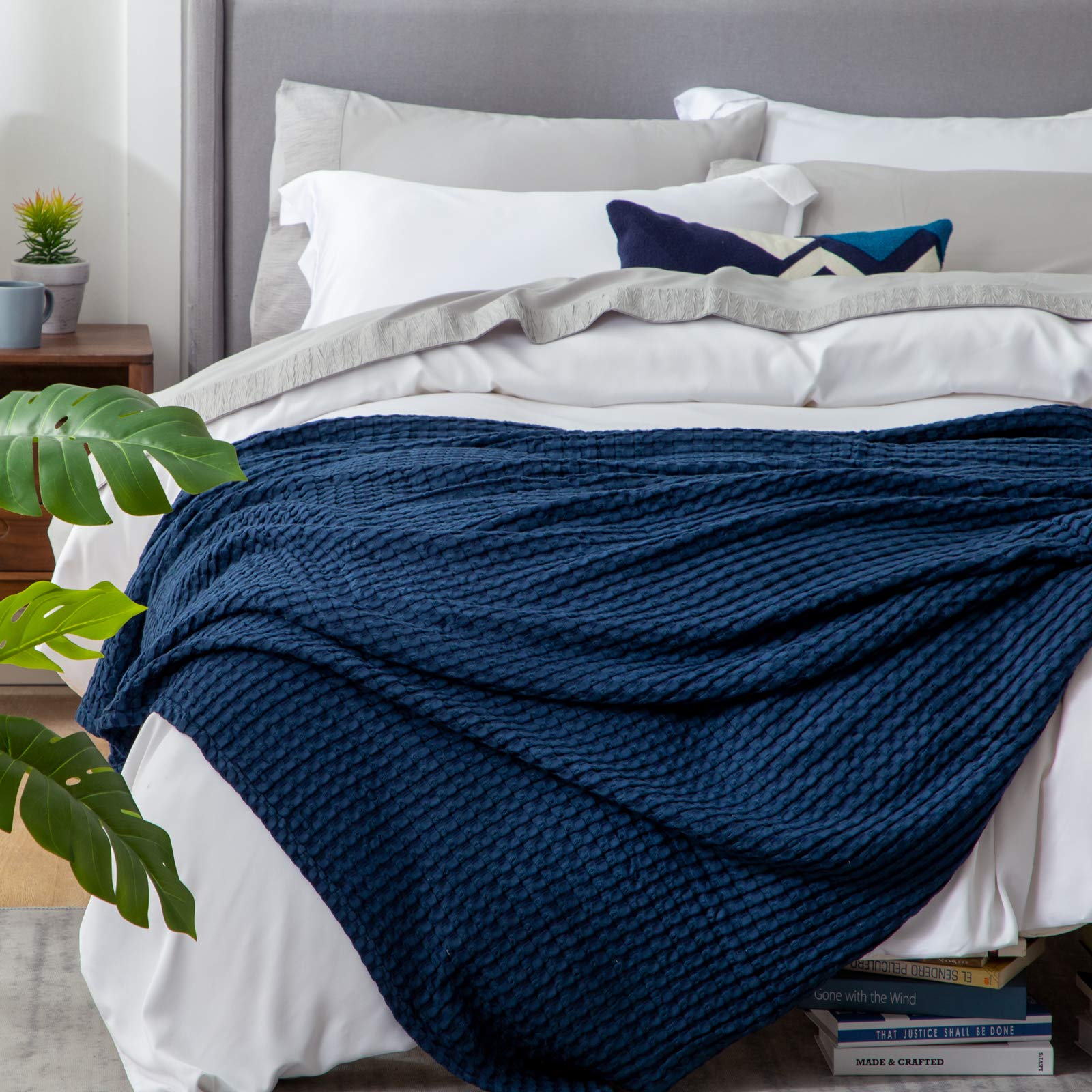 Lightweight Bedsure blanket for all-season comfort in warm climates