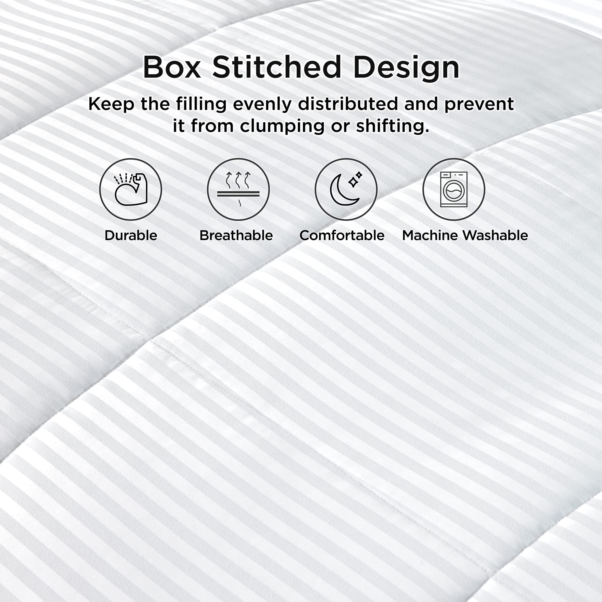 Bedsure lightweight summer duvet insert 88x88 ideal for dorm rooms.
