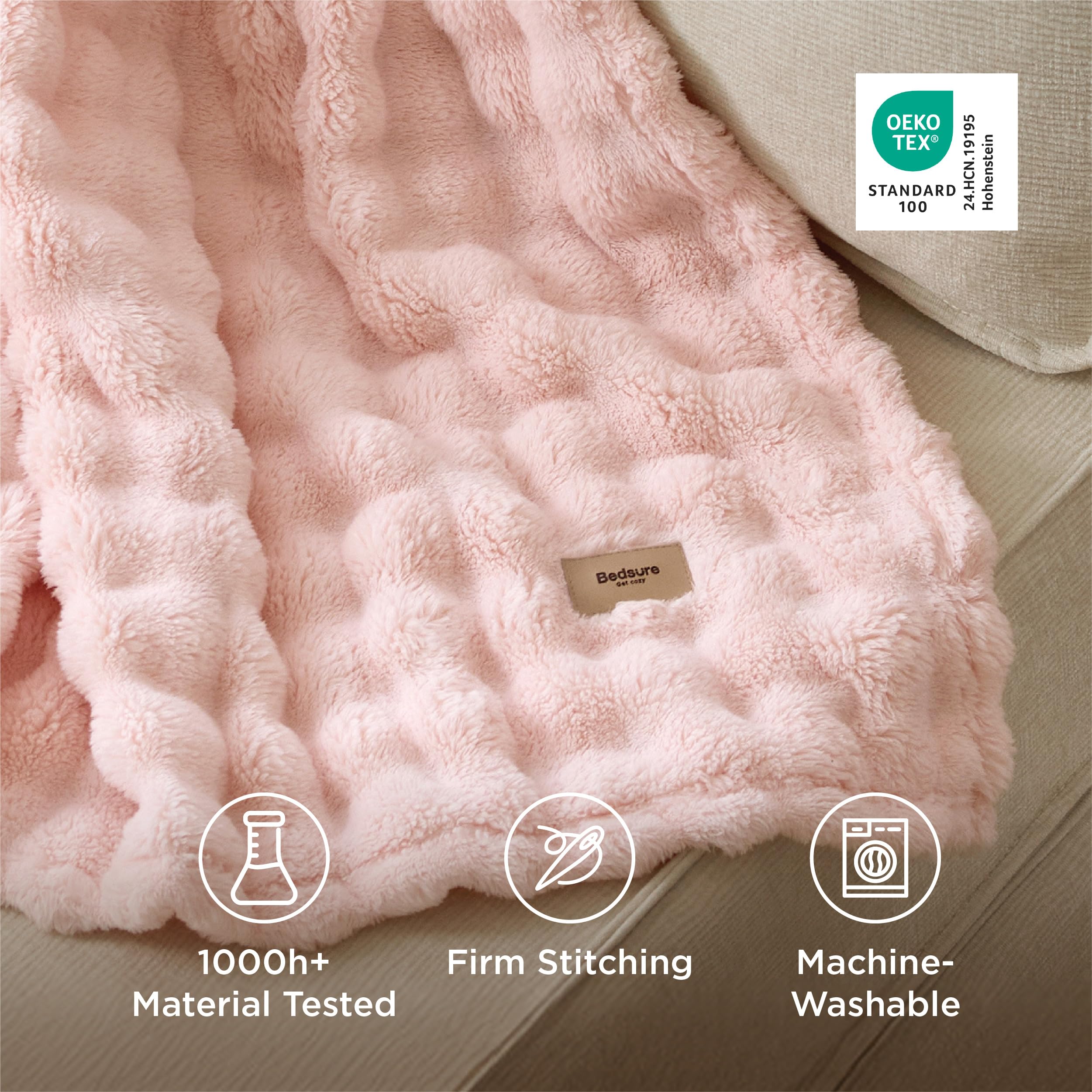 Bedsure lightweight warmth makes it ideal for spring evenings.