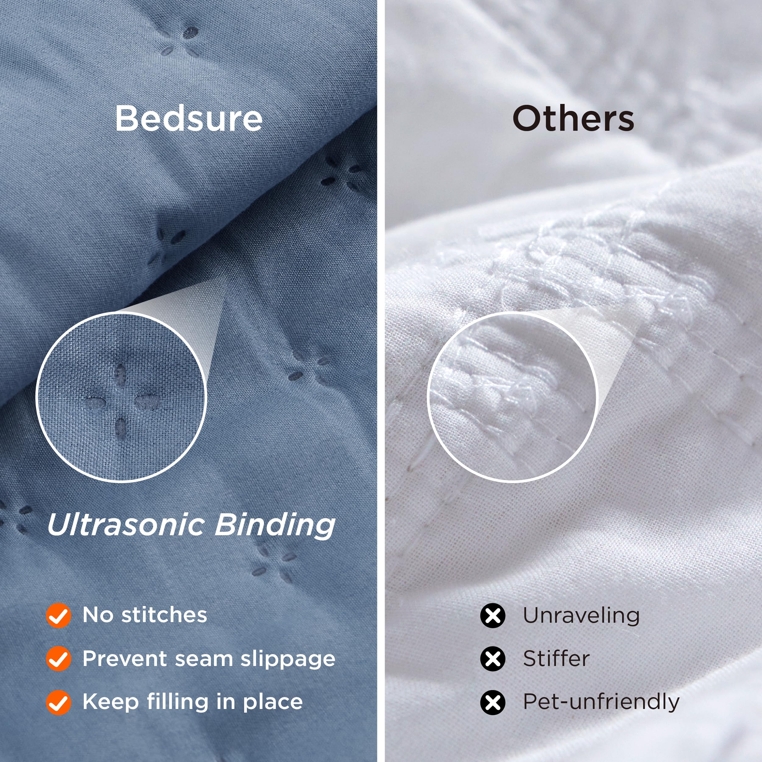 Bedsure lightweight yet cozy bedding ideal for hot nights and cool days