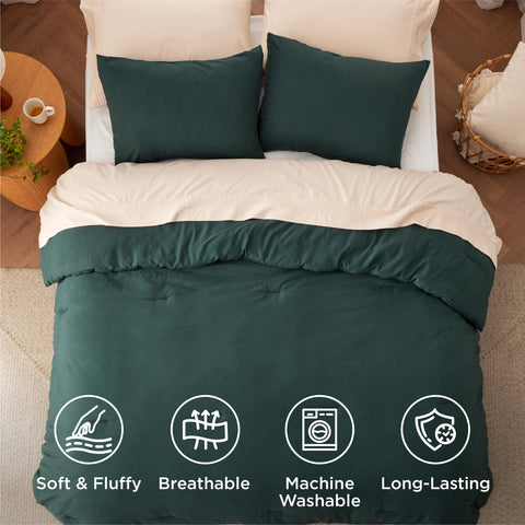 Bedsure long-lasting weave resists pilling with regular washes.
