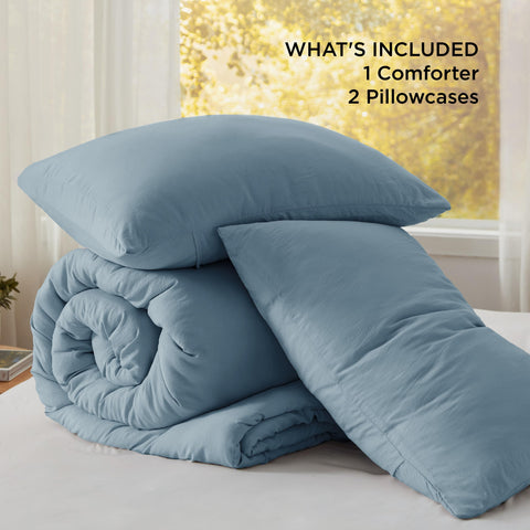 Bedsure comforter is machine-washable for easy care