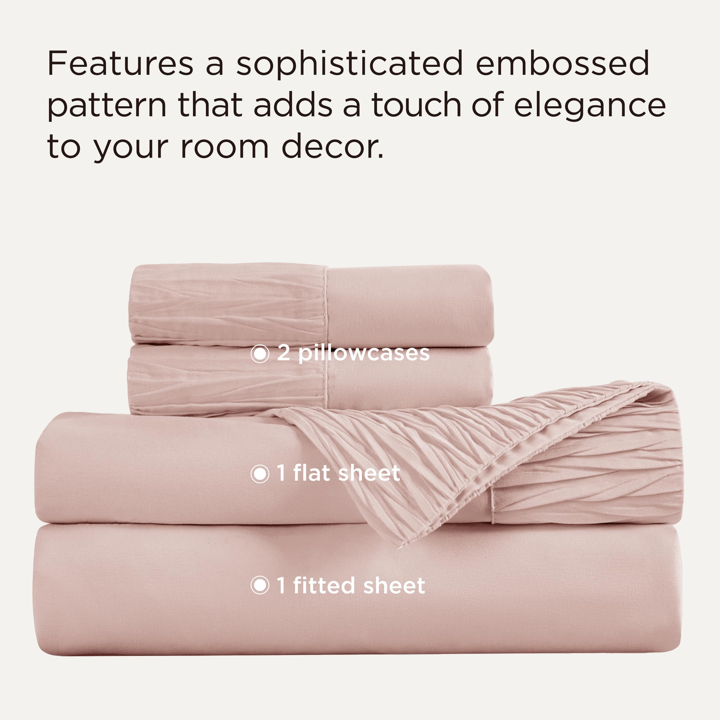 Bedsure microfiber brushed sheets highlight softness for all-night comfort