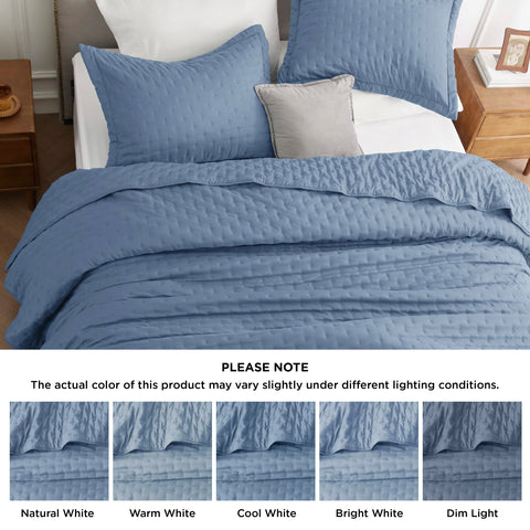 Bedsure King Quilt machine-washable for busy households.