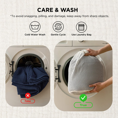 Bedsure travel-ready muslin blanket folds compactly for easy packing