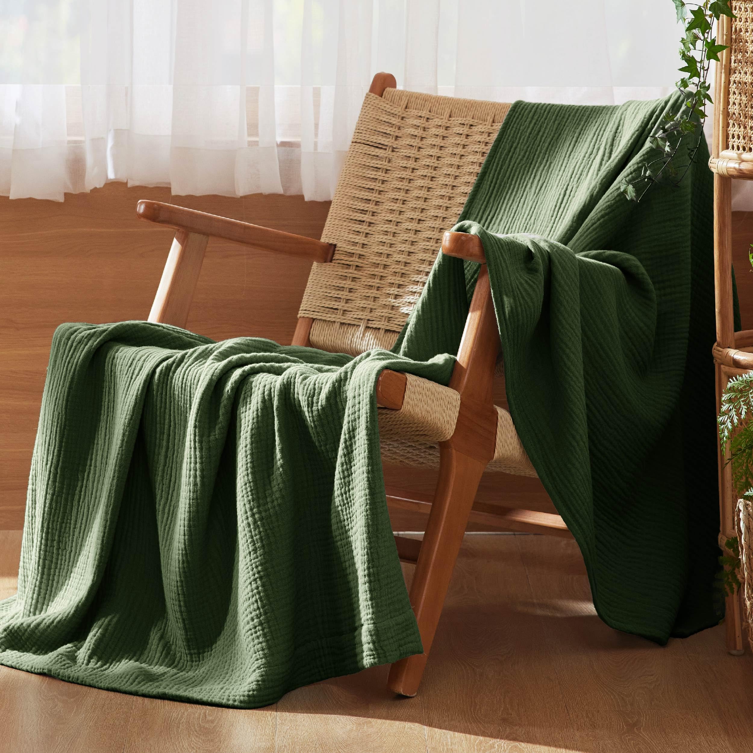 Bedsure throw folded neatly to demonstrate easy storage in small spaces