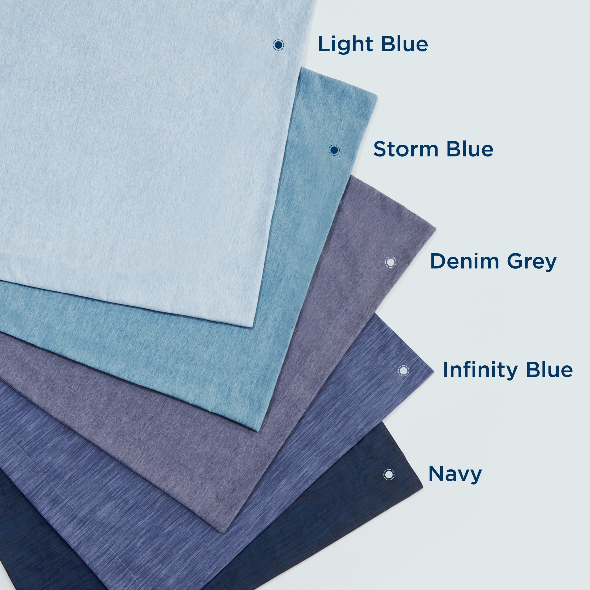 Bedsure navy blue queen comforter corner loops for duvet compatibility