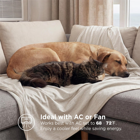 Cozy Bedsure blanket draped over a bed for comfort