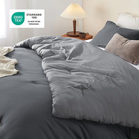 Bedsure OEKO-TEX certified label indicating safe high-quality materials