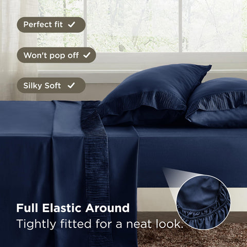 Bedsure OEKO-TEX certified fabric for skin-friendly, chemical-free bedding surfaces.