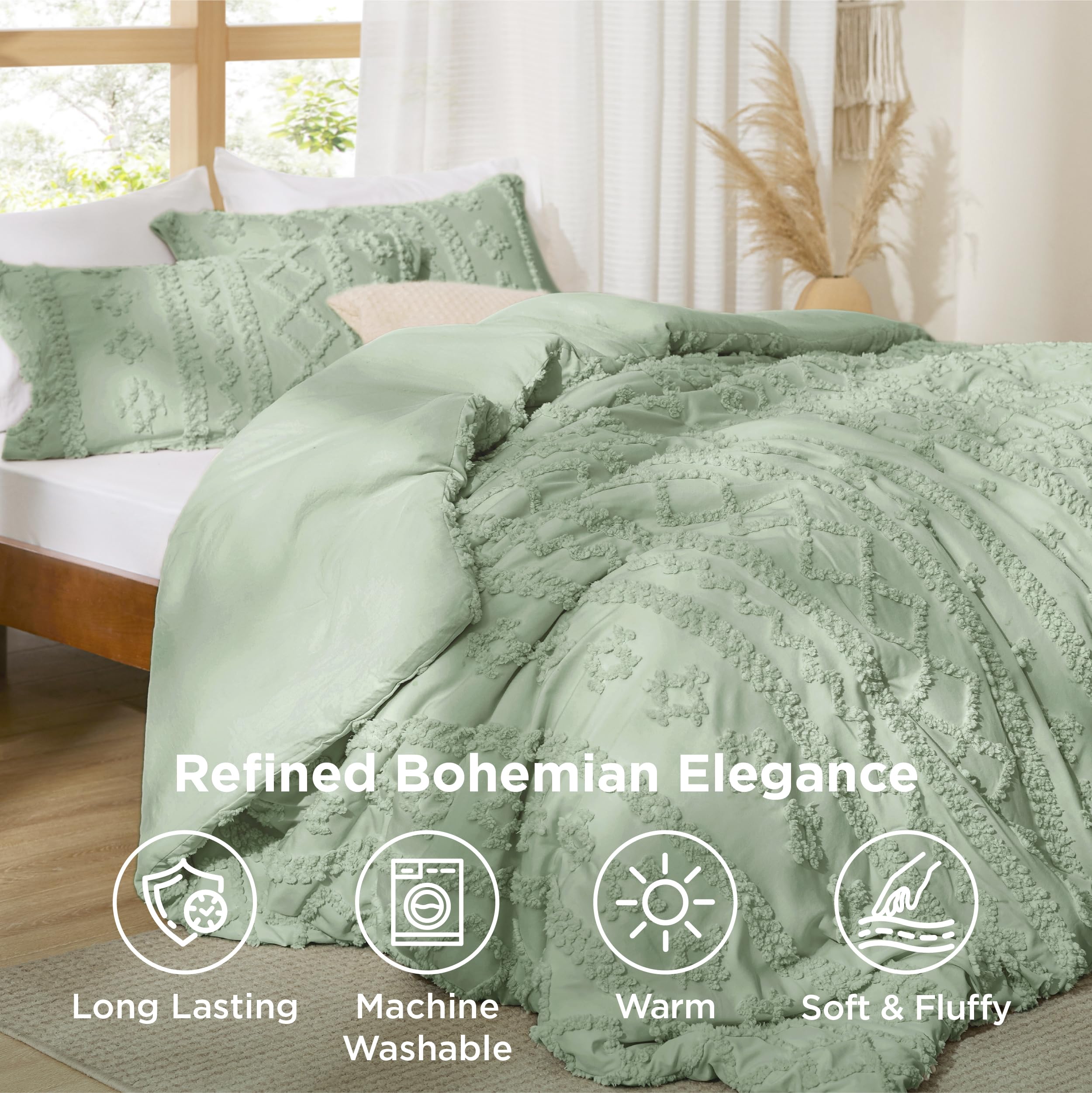 Bedsure Standard 100 OEKO-TEX certification indicates durable bedding