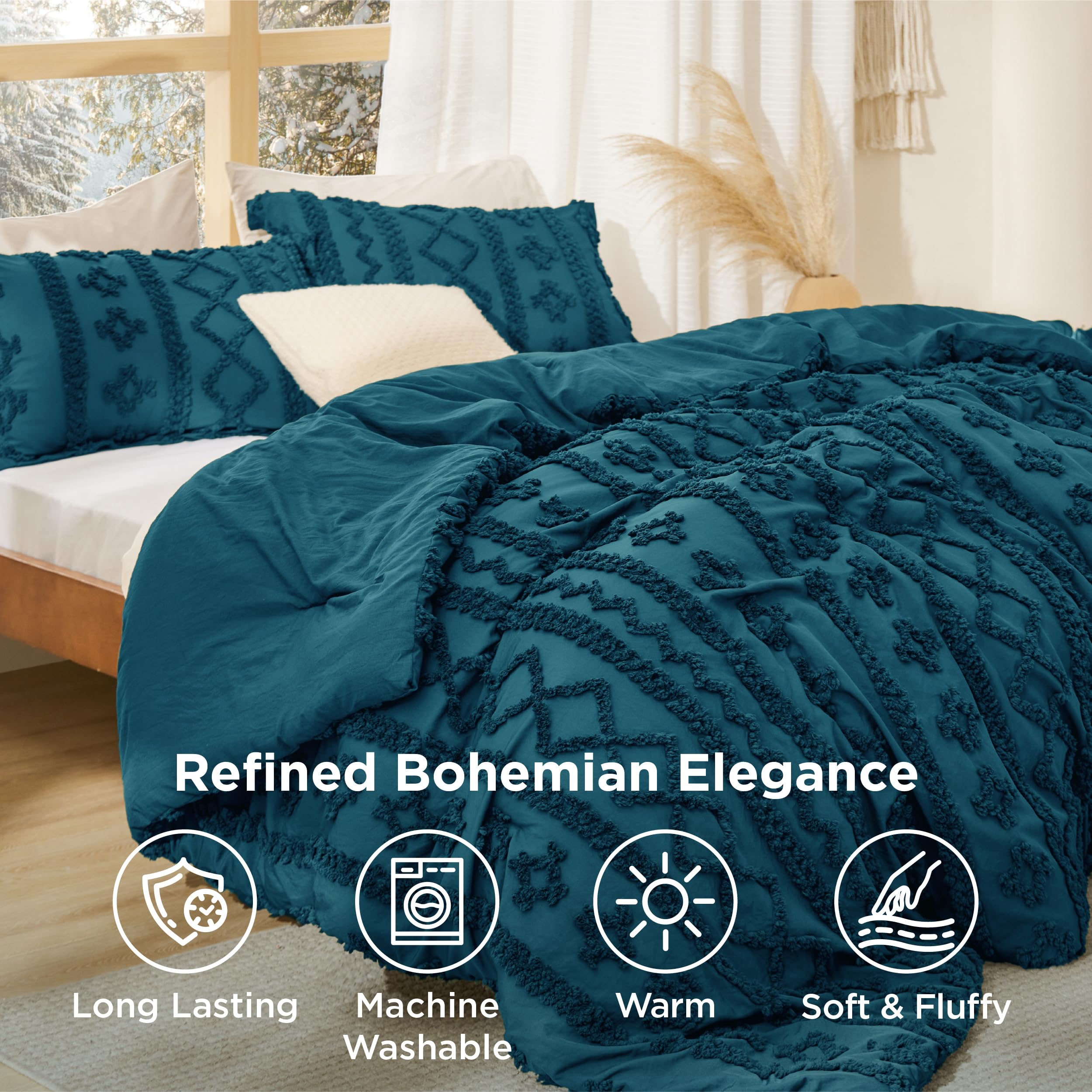 Bedsure OEKO-TEX certified label close-up confirms durability and safety