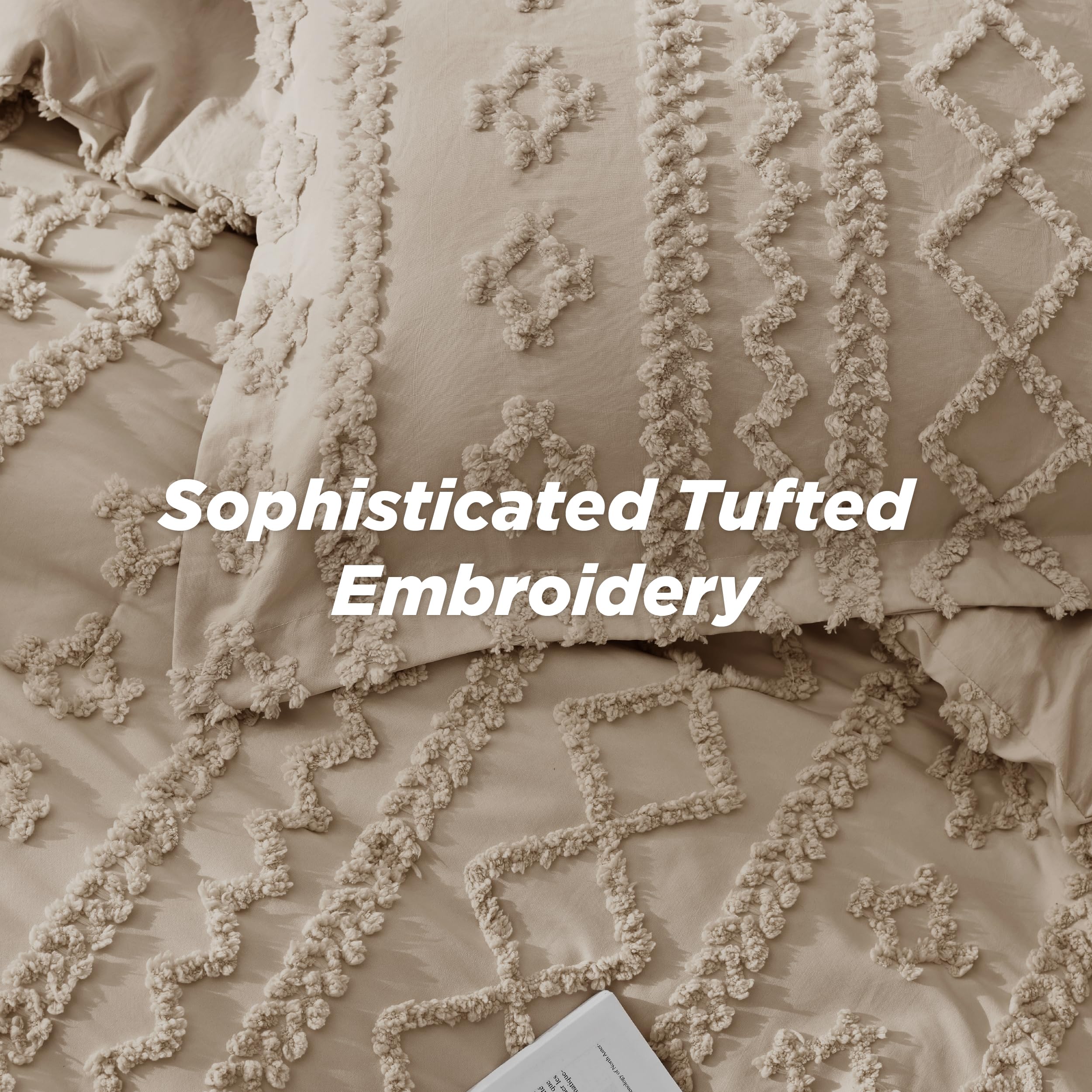 Bedsure oeko-tex-certified durable finish closeup signals safe, long-lasting fabric