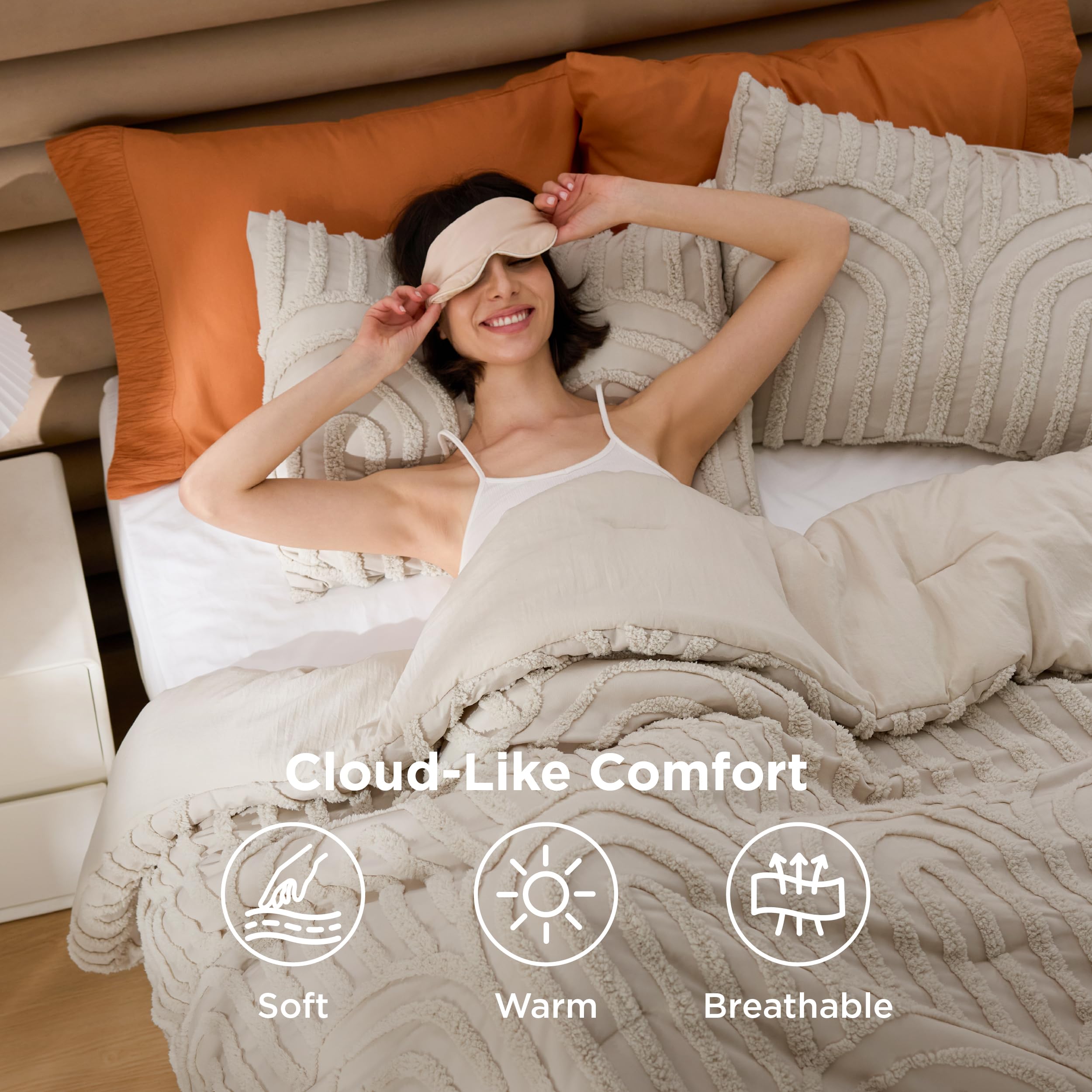 Bedsure OEKO-TEX certified fabric ensures durability and safety