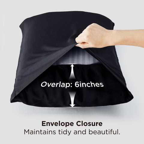 Bedsure OEKO-TEX certified king pillowcase for safe, easy daily care.