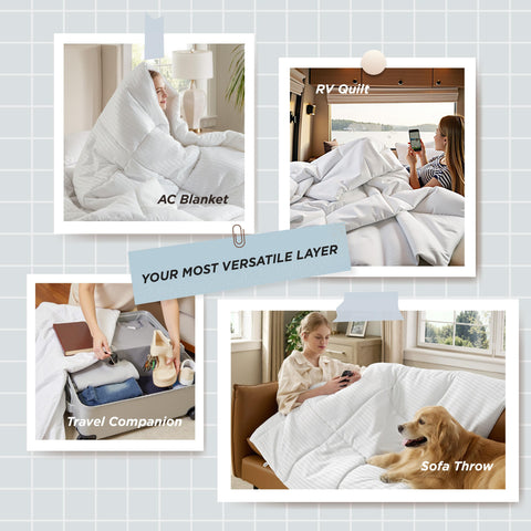 Bedsure oversized king comforter offers a versatile, year-round look