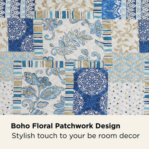 Bedsure breathable microfiber material provides all-season comfort in a lightweight coverlet.
