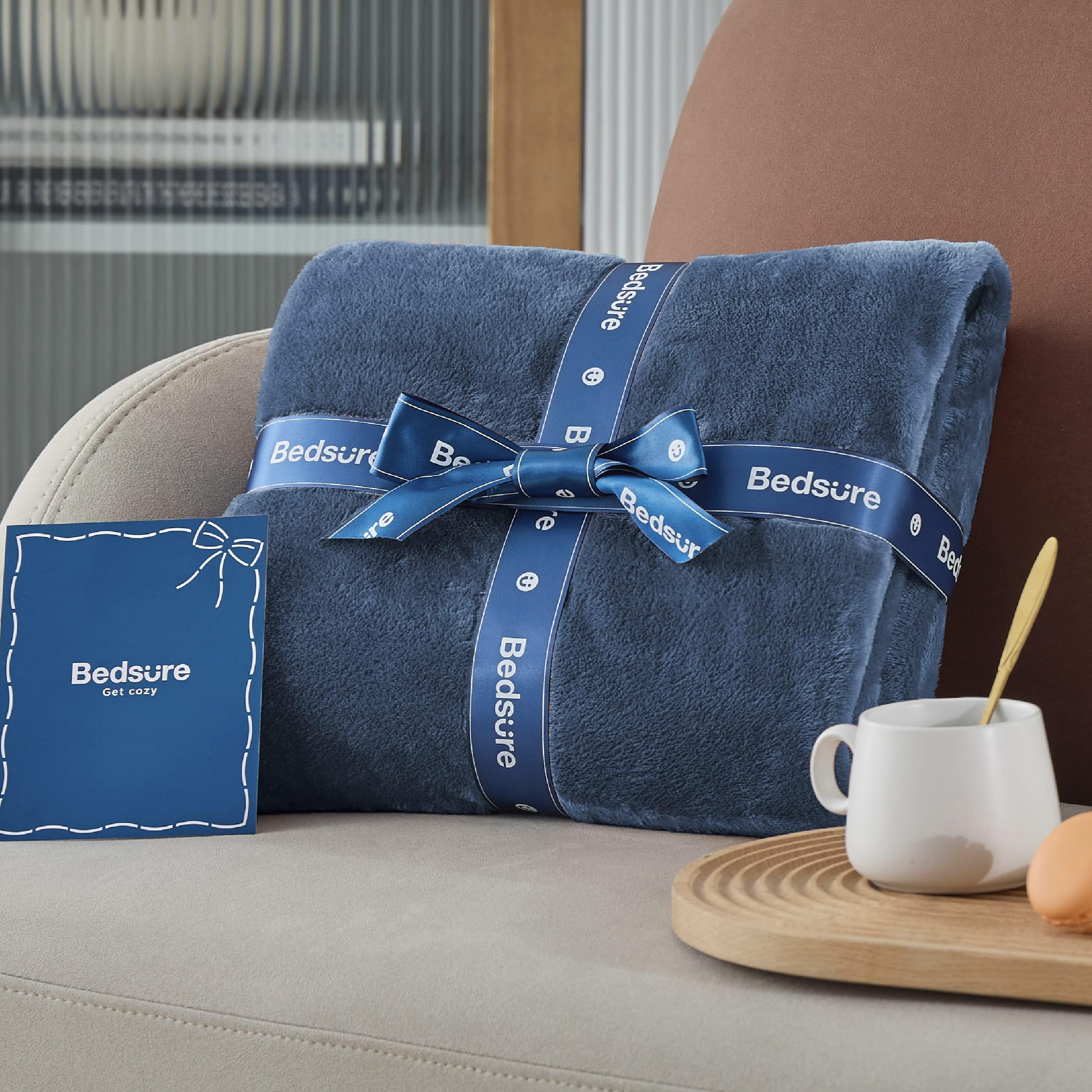 Bedsure pet-friendly blanket provides a cozy nap spot for pets.