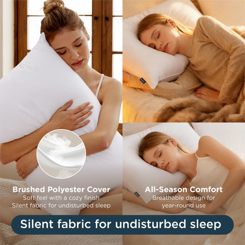 Bedsure oeko-tex certified pillow ensures safer sleep.
