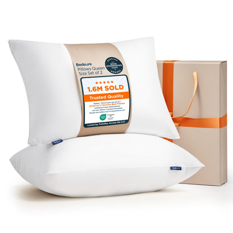 Bedsure queen 2-pack with soft cloud filling for plush comfort.