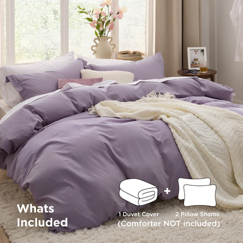 Bedsure pillow shams (20x26) complete the look with coordinated styling.