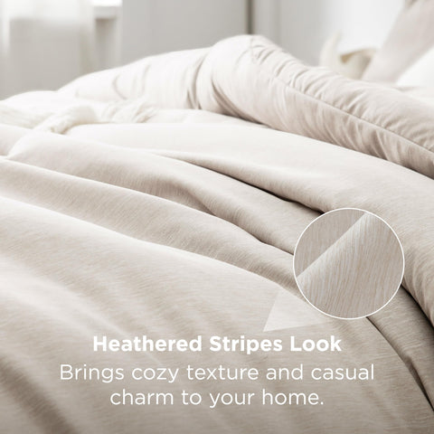 Bedsure pillow sham close-up highlights smooth fabric and stitching