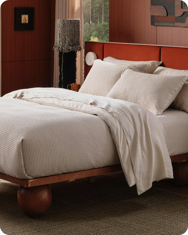 Bedsure king pillow shams complete the bedding set look.